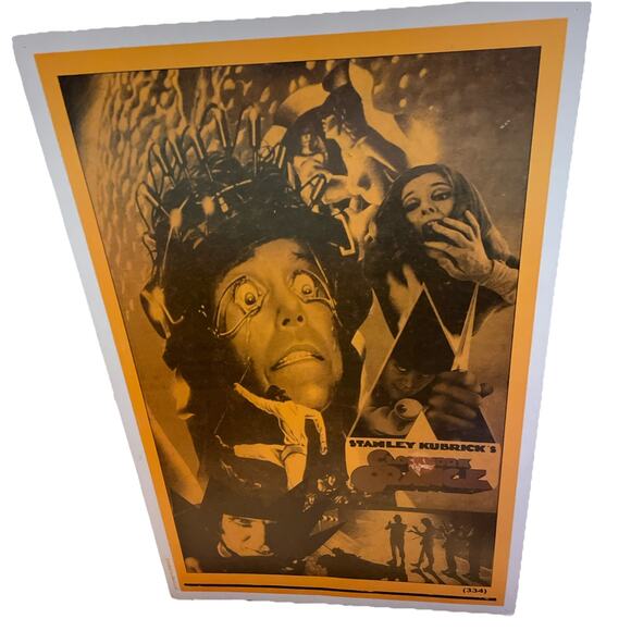 Clockwork Orange - American Re-release Stanley Kubrick Card board Poster main image 8